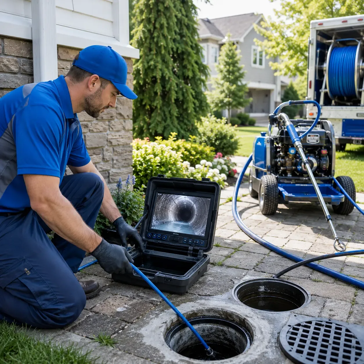 Outdoor drain cleaning professionals serving Himrod, NY