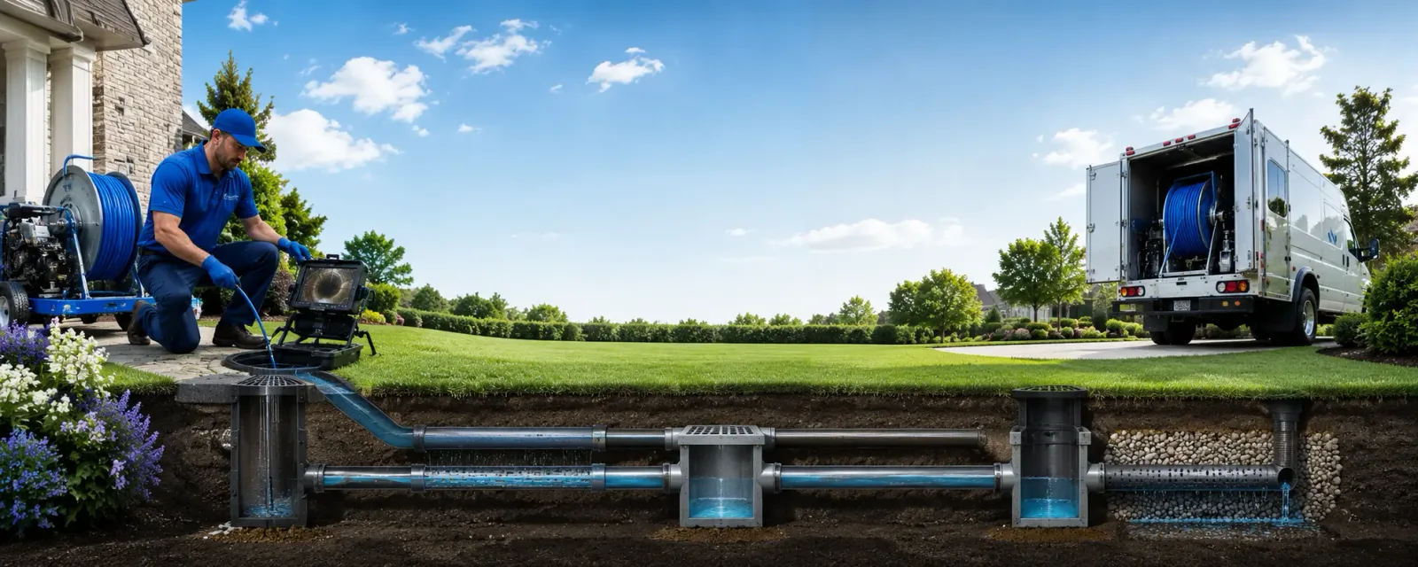 Outdoor drain cleaning information for Himrod, NY